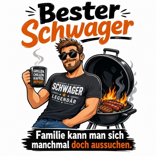 Tasse »Bester Schwager – Familie kann man...