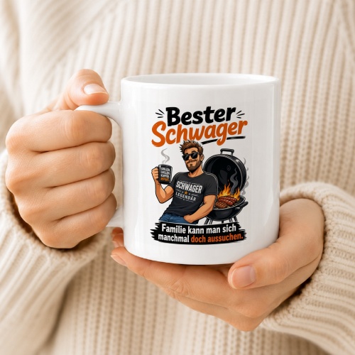 Tasse »Bester Schwager – Familie kann man sich aussuchen«
