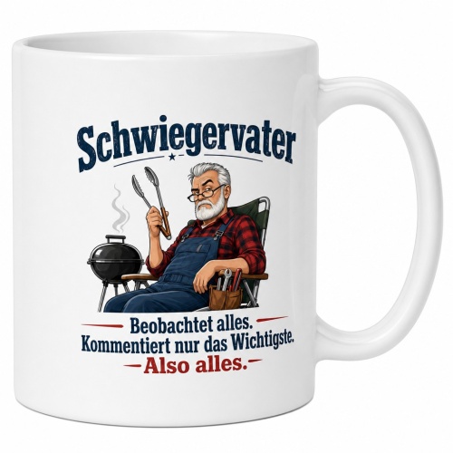 Tasse »Schwiegervater – Kommentiert alles«