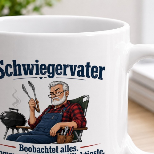 Tasse »Schwiegervater – Kommentiert alles«