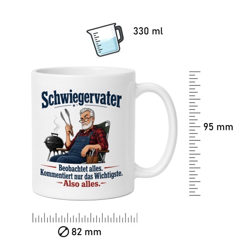 Tasse »Schwiegervater – Kommentiert alles«