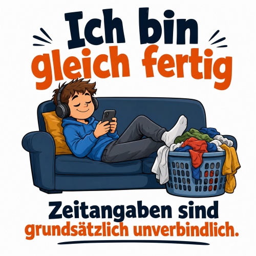 Tasse »Ich bin gleich fertig«