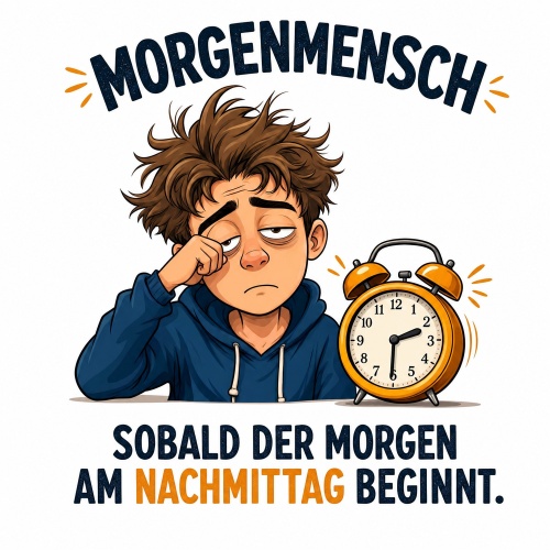Tasse »Morgenmensch – Sobald der Morgen am...