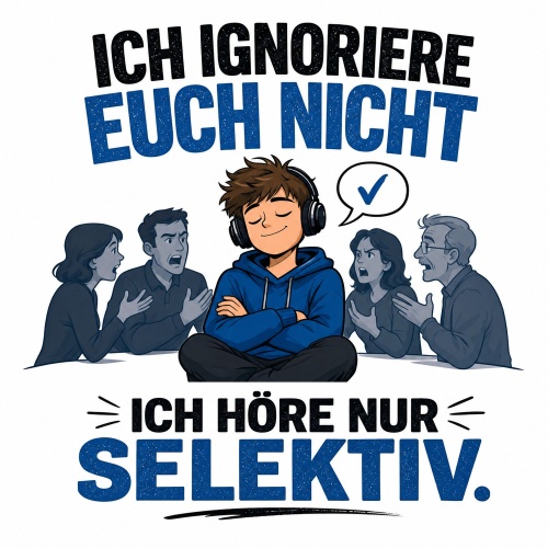Tasse »Ich ignoriere euch nicht – Ich...