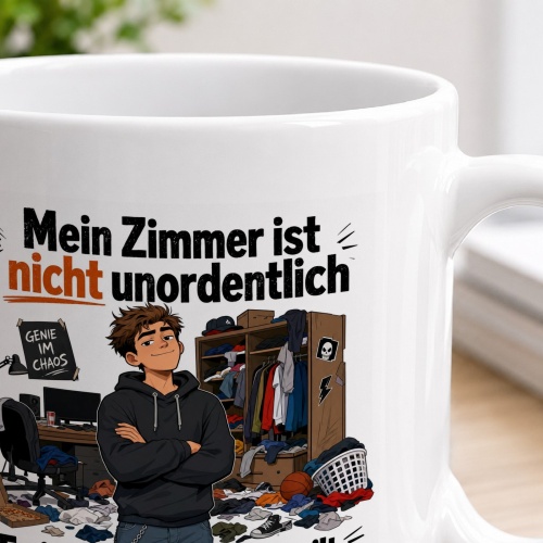 Tasse »Mein Zimmer ist nicht unordentlich«