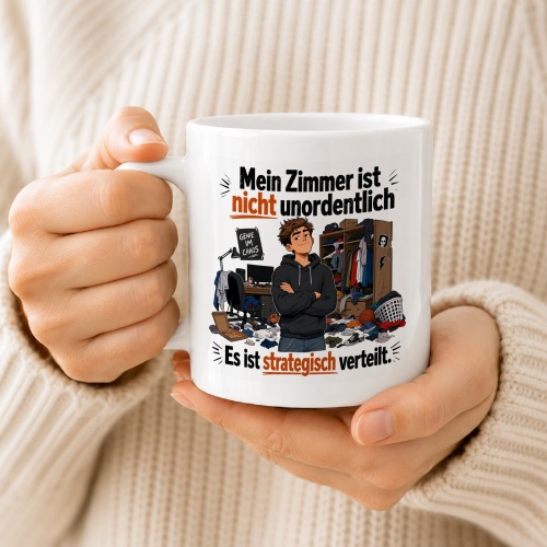 Tasse »Mein Zimmer ist nicht unordentlich«