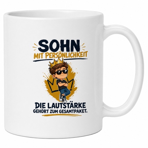 Tasse »Sohn mit Persönlichkeit – Die...
