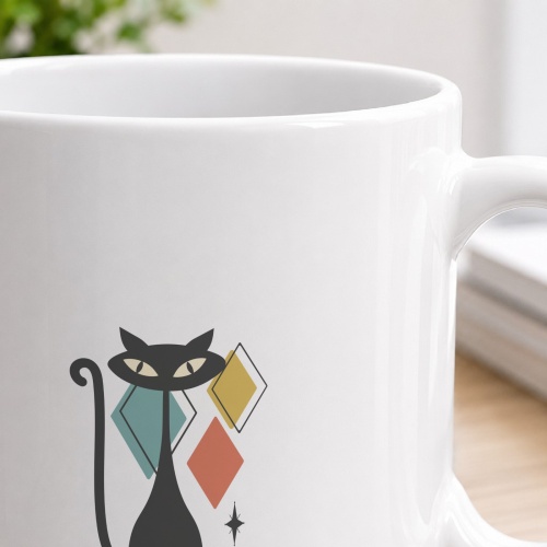Tasse »Katze Mid-Century«
