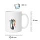 Tasse »Katze Mid-Century«