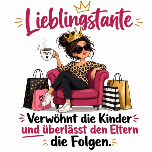 Tasse »Lieblingstante – Verwöhnt die...