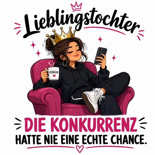 Tasse »Lieblingstochter – Die Konkurrenz hatte nie eine echte Chance«