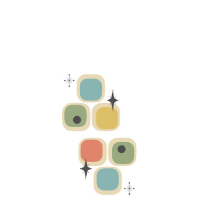 Tasse "60er Retro Muster"