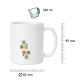 Tasse »60er Retro Muster«