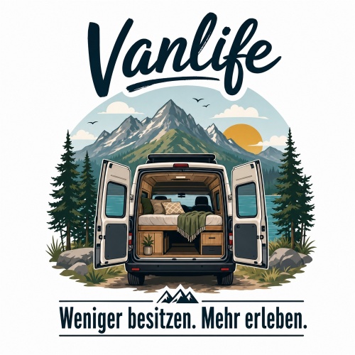 Tasse »Vanlife – Weniger besitzen. Mehr...