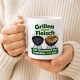 Tasse »Grillen ohne Fleisch – Der Geschmack hat trotzdem nicht frei«
