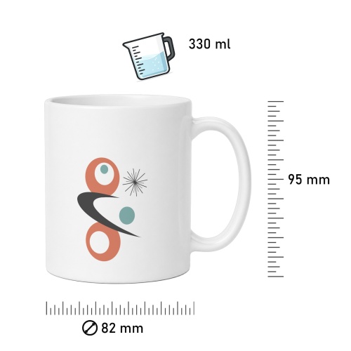 Tasse »60er Retro Muster«
