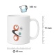 Tasse »60er Retro Muster«