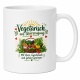 Tasse »Vegetarisch aus Überzeugung«