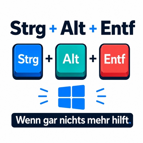 Tasse »Strg + Alt + Entf – Wenn gar nichts...