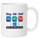 Tasse »Strg + Alt + Entf – Wenn gar nichts mehr hilft«