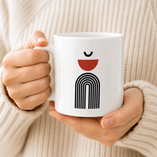 Tasse »70er Retro Muster«