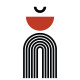 Tasse »70er Retro Muster«