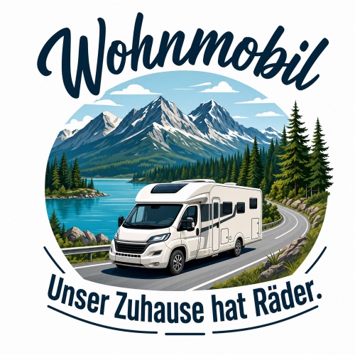 Tasse »Wohnmobil – Unser Zuhause hat...