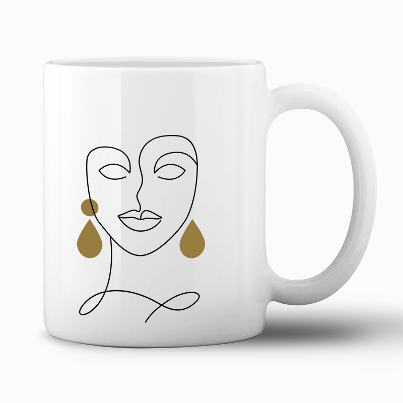 Tasse "Zeichnung Gesicht"