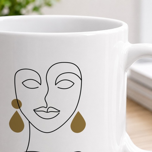 Tasse »Zeichnung Gesicht«