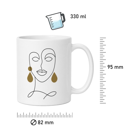 Tasse »Zeichnung Gesicht«