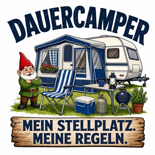 Tasse »Dauercamper – Mein Stellplatz. Meine...