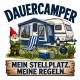 Tasse »Dauercamper – Mein Stellplatz. Meine Regeln.«