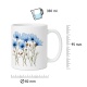 Tasse »Floral Blau«