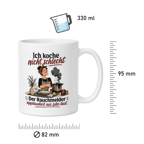 Tasse »Ich koche nicht schlecht«