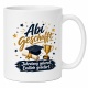 Tasse »Abi geschafft – Jahrelang gelernt. Endlich geliefert.«