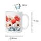 Tasse »Floral Rot«
