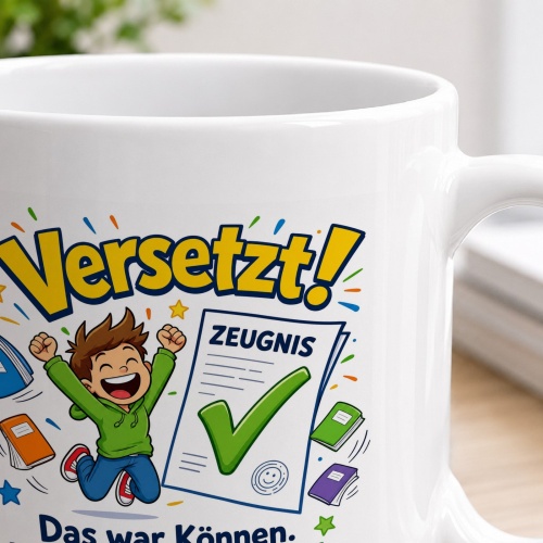 Tasse »Versetzt! Das war Können. Und ein bisschen Glück.«