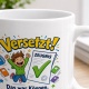 Tasse »Versetzt! Das war Können. Und ein bisschen Glück.«