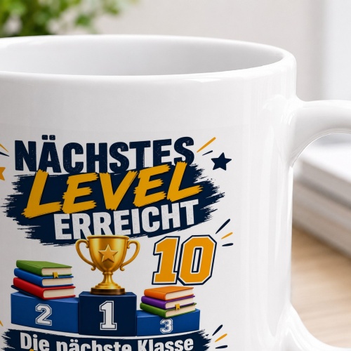 Tasse »Nächstes Level erreicht«