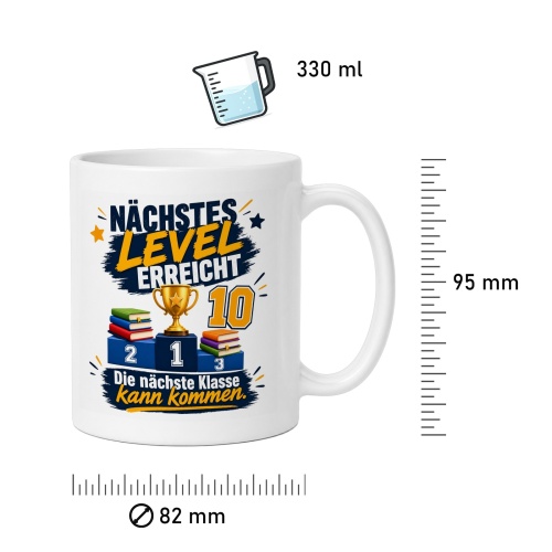 Tasse »Nächstes Level erreicht«
