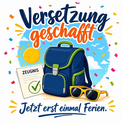 Tasse »Versetzung geschafft – Jetzt erst...