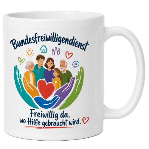 Tasse »Bundesfreiwilligendienst – Freiwillig...