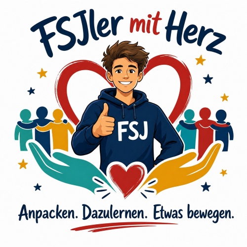 Tasse »FSJler mit Herz«