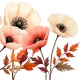 Tasse »Floral Rot«