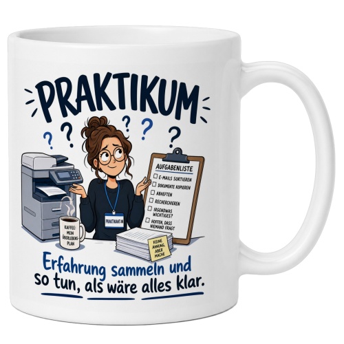 Tasse »Praktikum – Erfahrung sammeln«