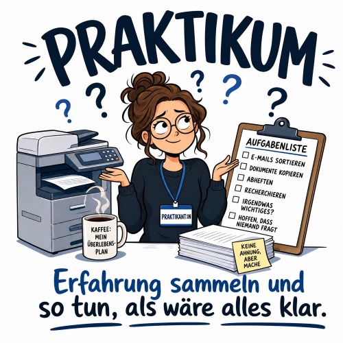 Tasse »Praktikum – Erfahrung sammeln«