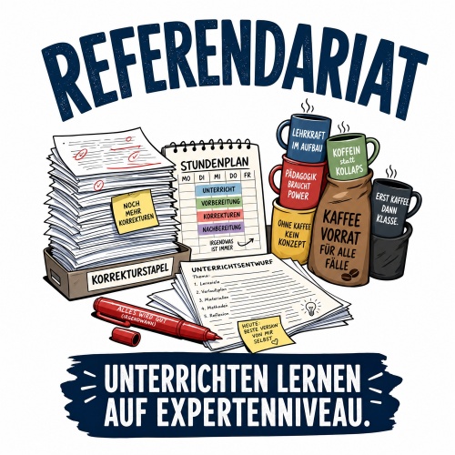 Tasse »Referendariat – Unterrichten lernen...