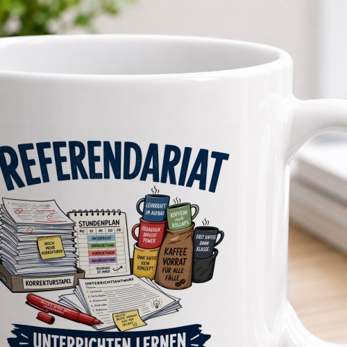Tasse »Referendariat – Unterrichten lernen auf Expertenniveau«