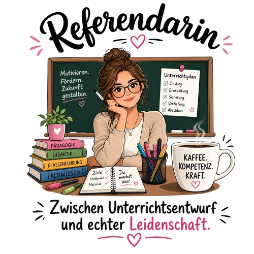 Tasse »Referendarin – Zwischen...