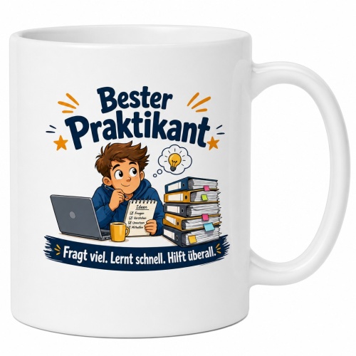 Tasse »Bester Praktikant«